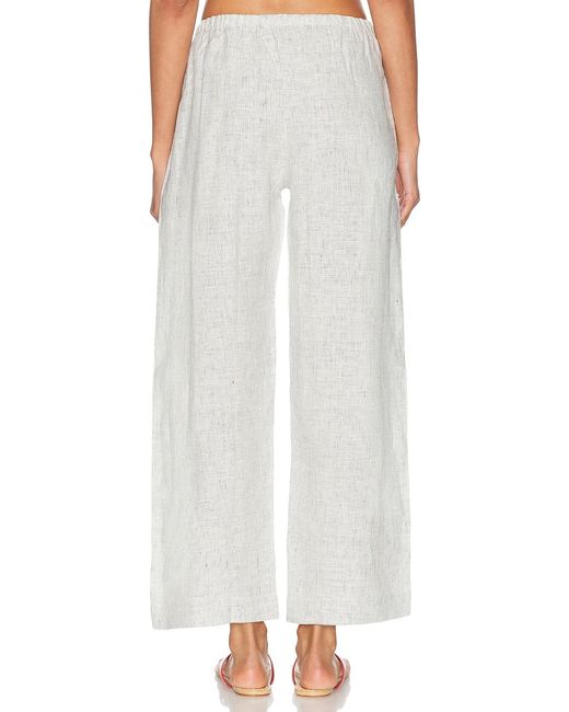 Deiji Studios White Eyelet Pant