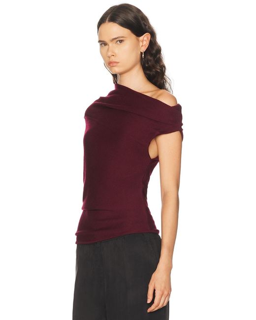 Staud Purple Mabel Sweater
