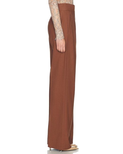 Valentino Brown Functional Suiting Pant