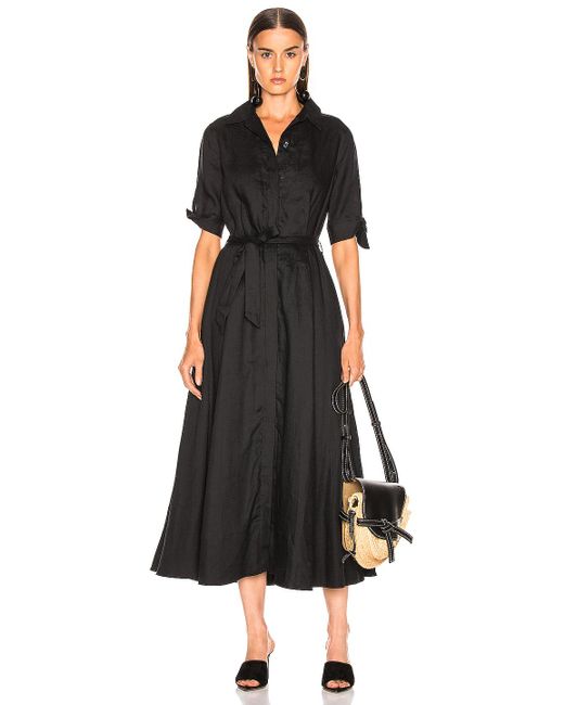 Equipment Irenne Midi Dress in Black Lyst