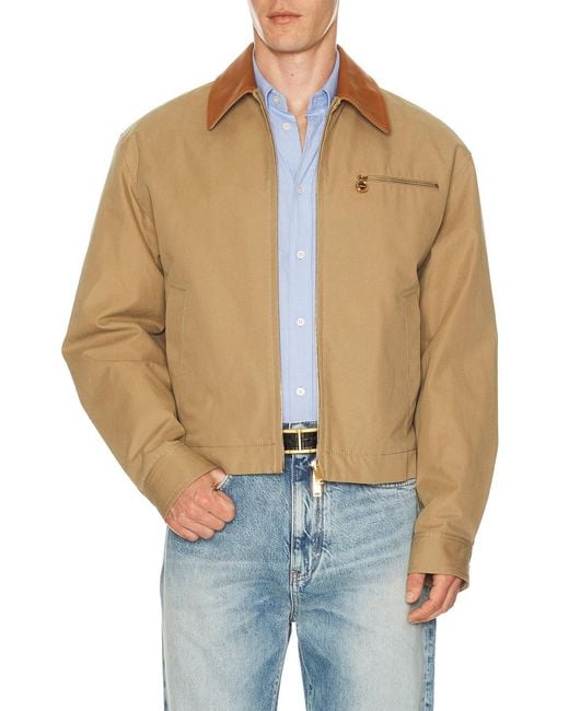 Versace Blue Blouson for men