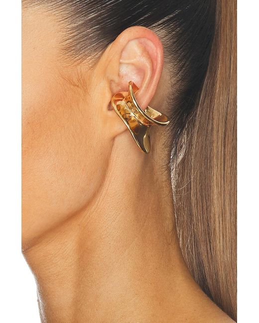 KHAITE Shadow Ear Cuff in Metallic | Lyst