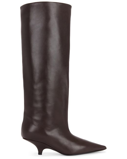 Totême  Brown The Wedge Heel Boot