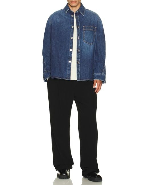 Givenchy Blue Overshirt for men