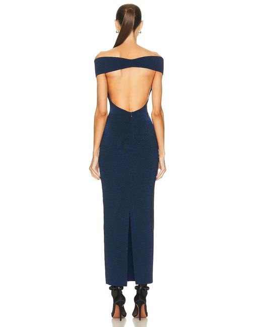 Alaïa Blue Alaïa Df Gown