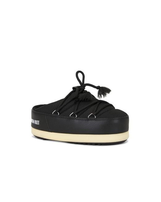 Moon Boot Black Evx Mule Nylon Boot