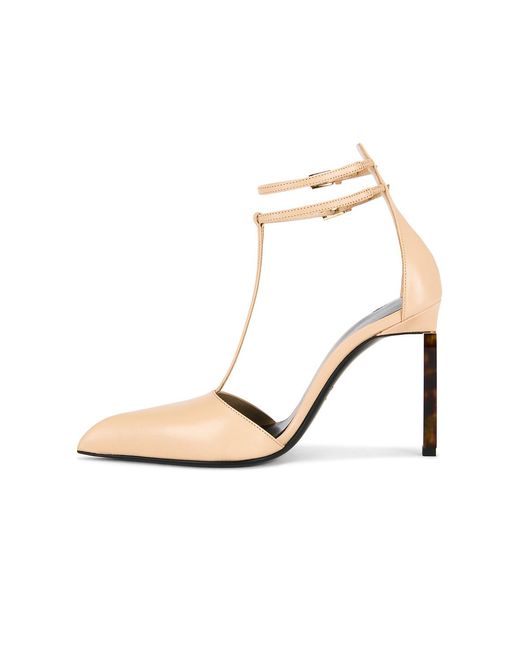 Tom Ford White Kid T Strap 105 Pump