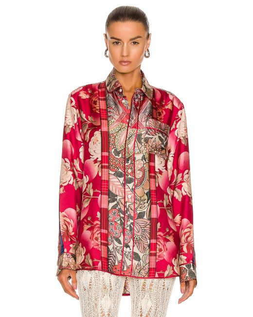 Pierre Louis Mascia Silk Button Down 