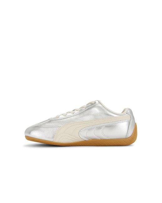 PUMA White Speedcat Sneaker