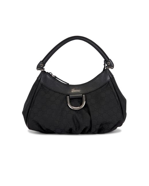 Gucci Black Abbey D-Ring Hobo Bag