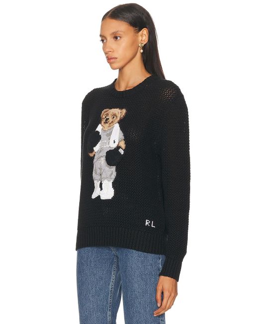 Polo Ralph Lauren Black Crewneck Sweater