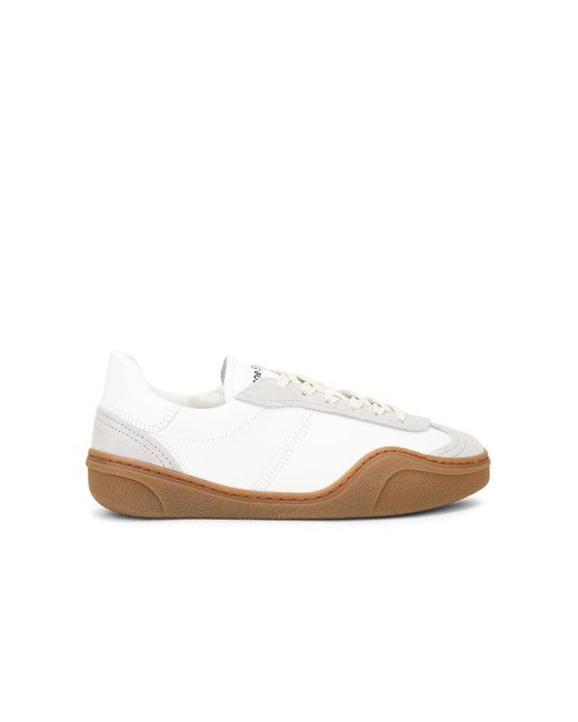 Acne White Bars W Low Sneaker