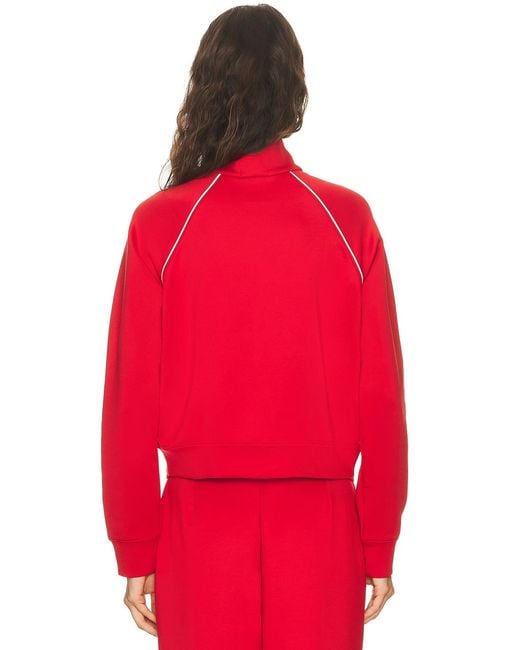 Beyond Yoga Red The Flow Bomber Jacket