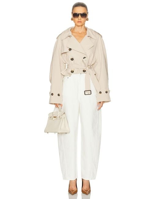 Givenchy White Horseshoe Leg