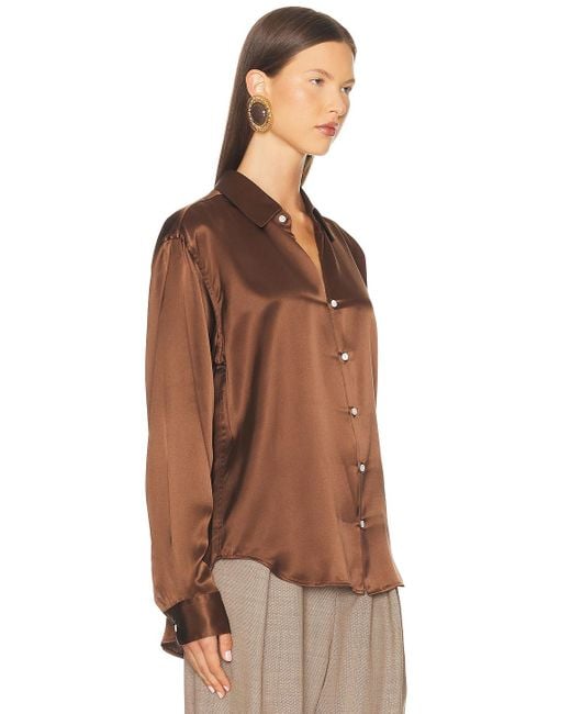 Comme Si Brown La Shirt Classica