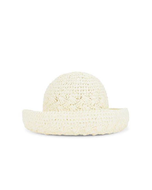 Clyde White Lace Bell Hat