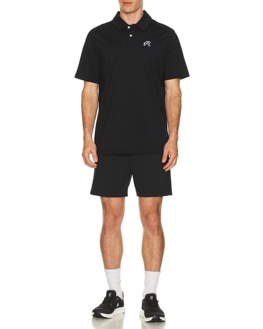 Malbon Black Performance Poly Tech Shorts for men