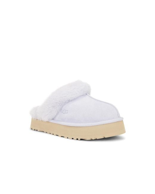 Ugg White Disquette Slipper