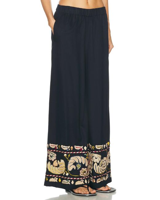 Bode Blue Feather Runner Pant