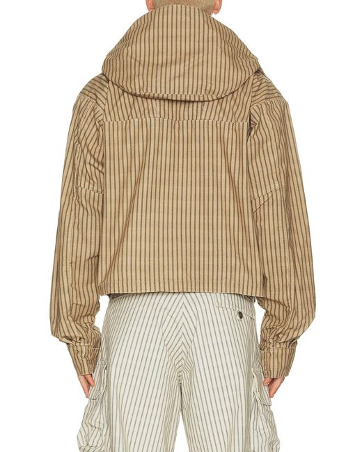 424 Natural Cropped Parka for men