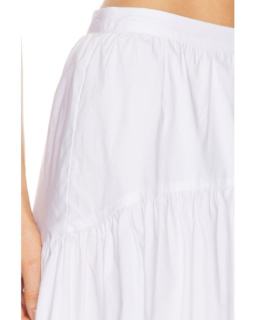 Solid & Striped White The Indra Skirt