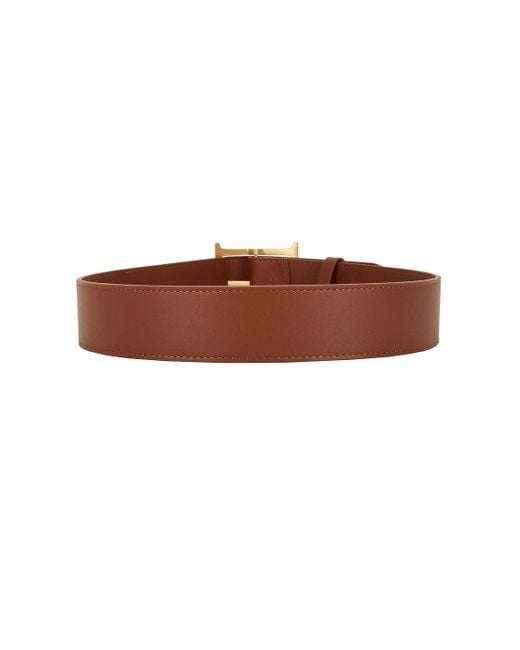 Helsa Brown Logo Belt