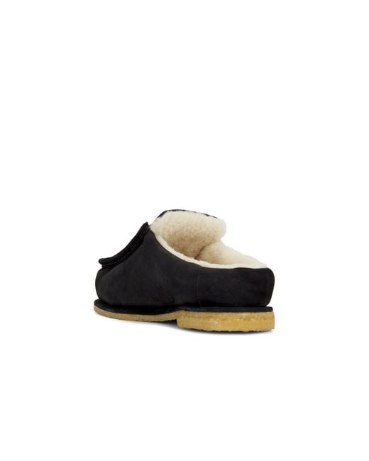 J.W. Anderson Black Flat Mule