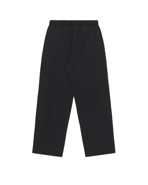 Martine Rose Black Wide Leg Track Pant for men