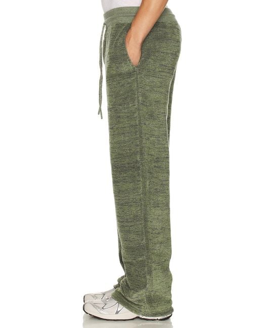 Isa Boulder Green Boucle Pants for men