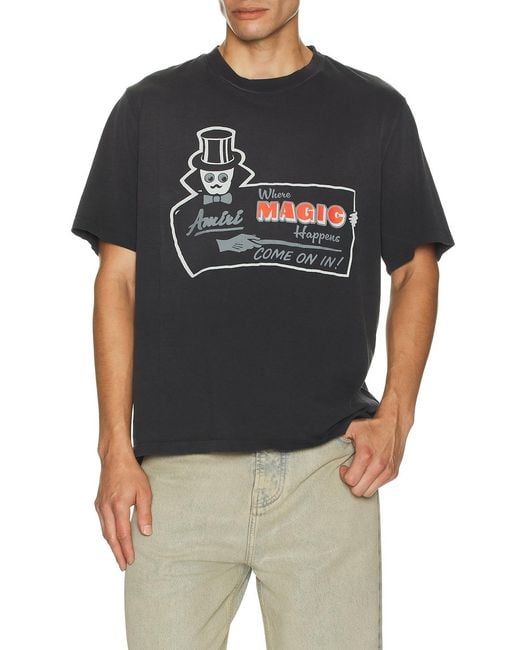 Amiri Black Magic Oversized Tee for men