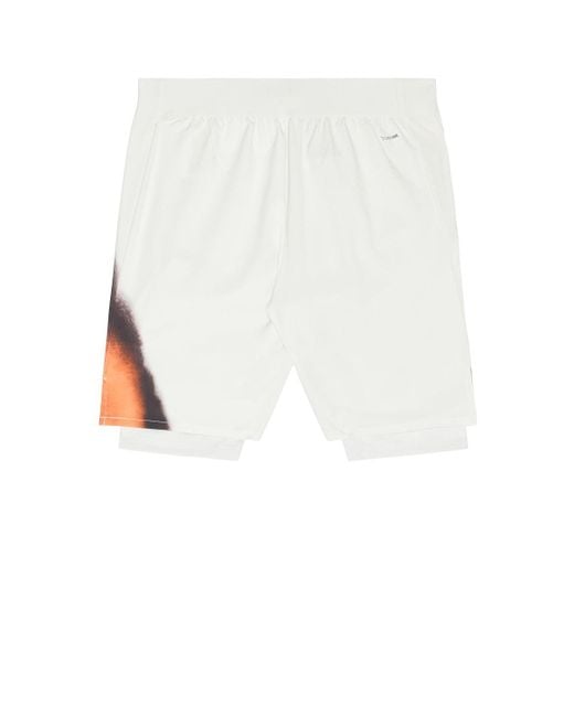 Y-3 White Tennis Capsule Shorts & Tight Set for men