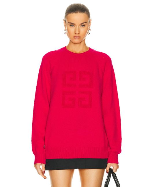 Givenchy Pink Logo Sweater
