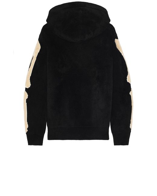 Amiri Bones Sleeve Hoodie in Black for Men | Lyst