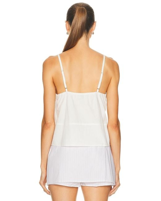 Deiji Studios White Seam Top