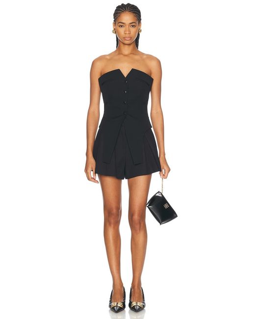 Alexander Wang Black Strapless Vest