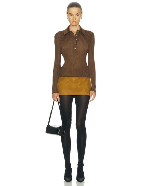 Khaite Brown Vin Top