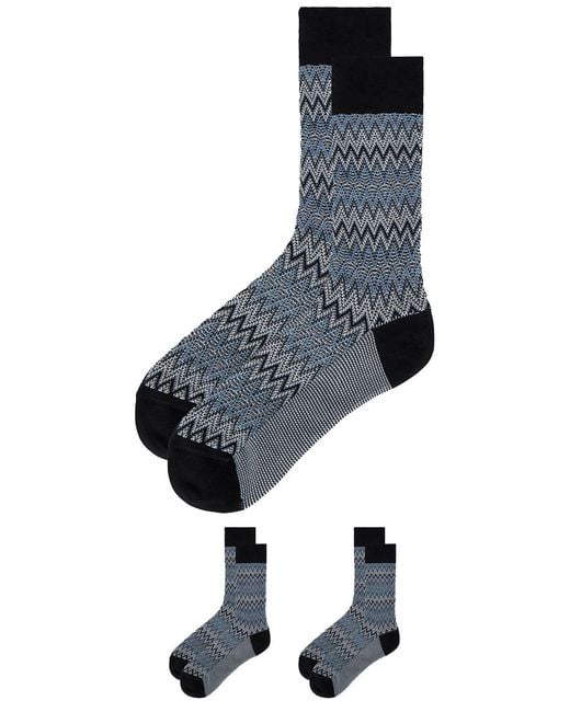 Missoni Blue Socks for men
