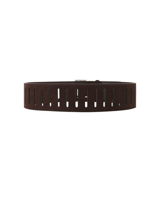 Alaïa Brown Alaϊa Rectangular Large Belt