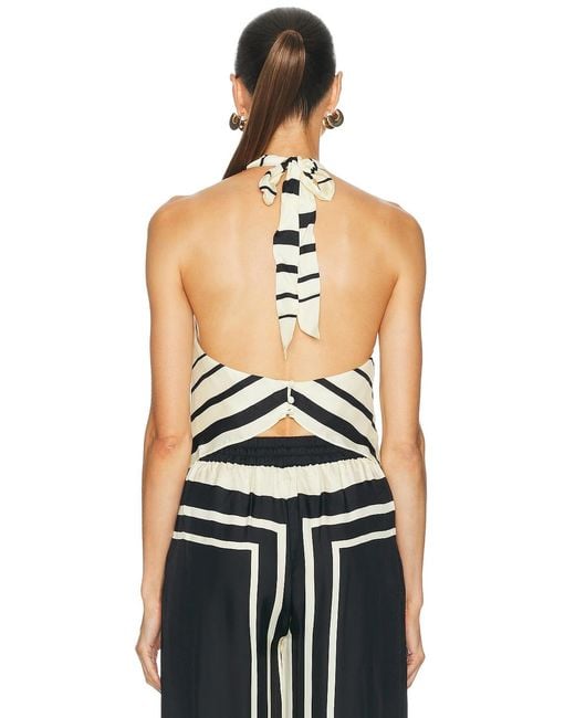 Nicholas White Skye Halter Top