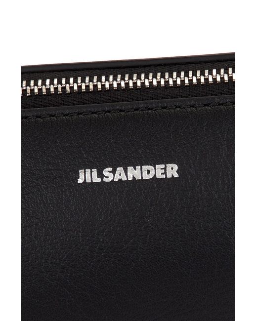 Jil Sander Black Triangle Crossbody for men