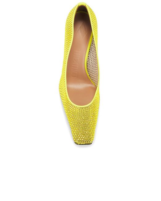 The Attico Yellow Juno 95M Pump