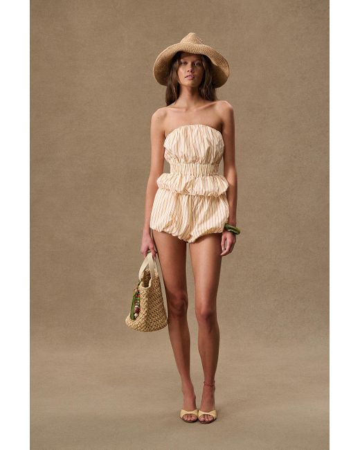Posse Natural X Fwrd Aurelia Strapless Top