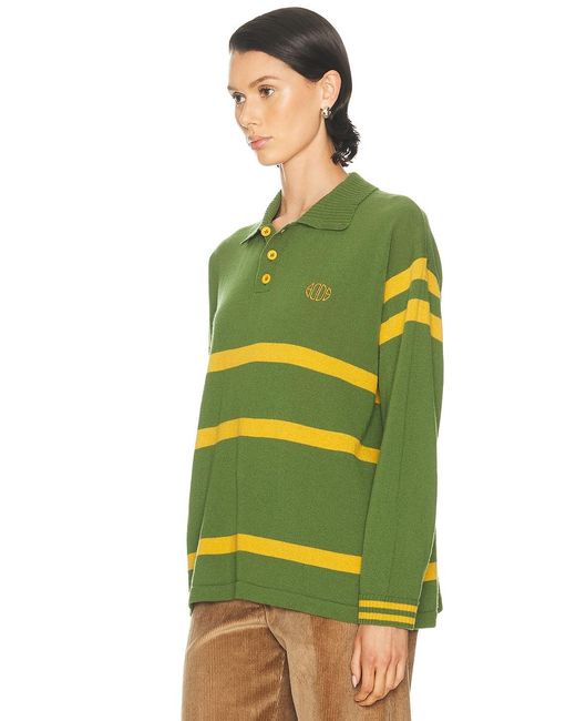 Bode Green Regis Polo Top