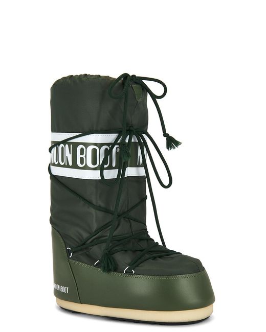 Moon Boot Green Icon Nylon Boot for men
