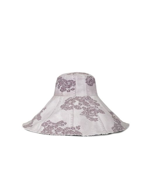 Acne Multicolor Holtz Lace Camo Sun Hat