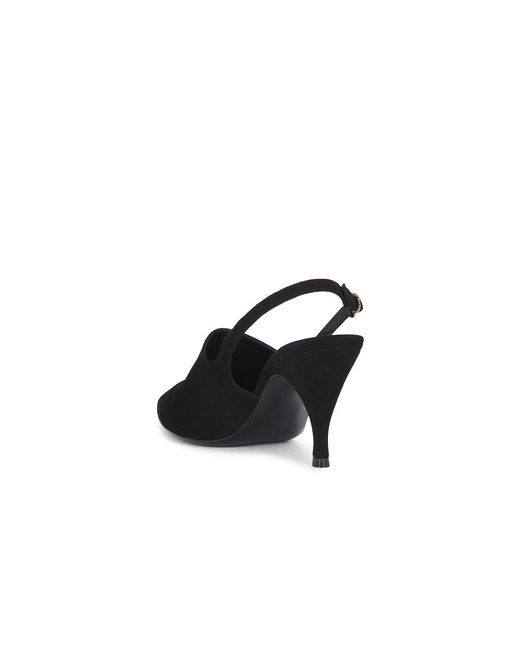 Herbert Levine Black Cover-Up Suede Pump