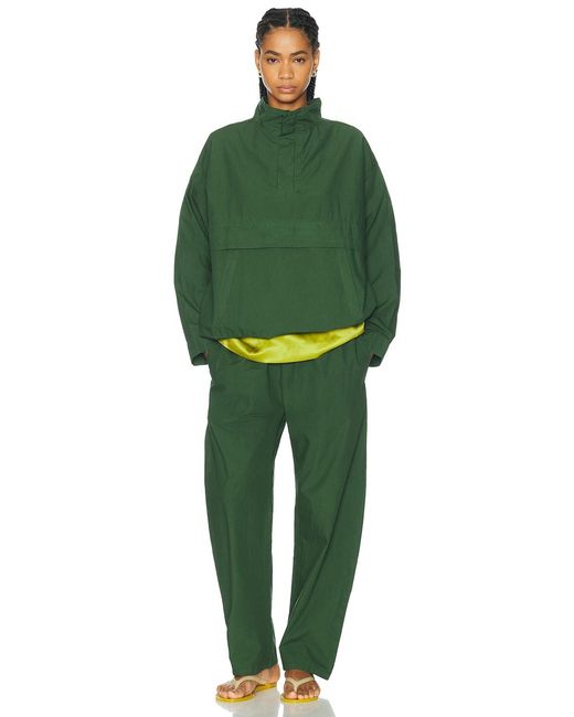 Leset Green Kyoto Drawstring Pant