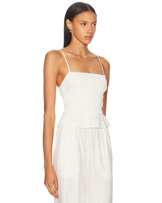 Solid & Striped White The Delta Top