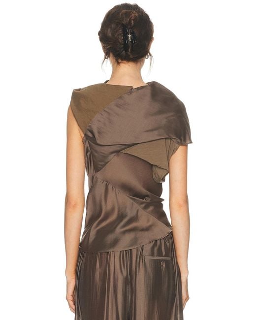 Entire studios Brown Draft Top