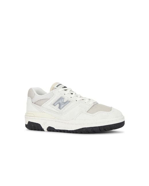 New Balance White 550 Sneaker